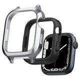 Spigen Apple Watch 45 mm kuori rannekkeella Metal Fit Pro Hopea