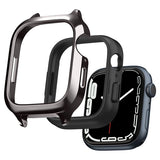 Spigen Apple Watch 45mm Kuori rannekkeella Metal Fit Pro Graphite