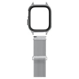 Spigen Apple Watch 40mm -kuori rannekkeella Metal Fit Pro Hopea