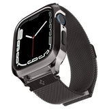 Spigen Apple Watch 40mm Suojakuori rannekkeella Metal Fit Pro Graphite