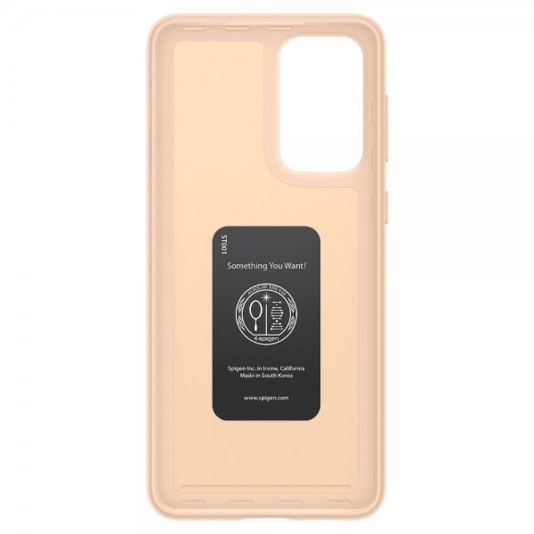 Spigen Samsung Galaxy A33 5G Thin Fit -kuori, Cotton Peach