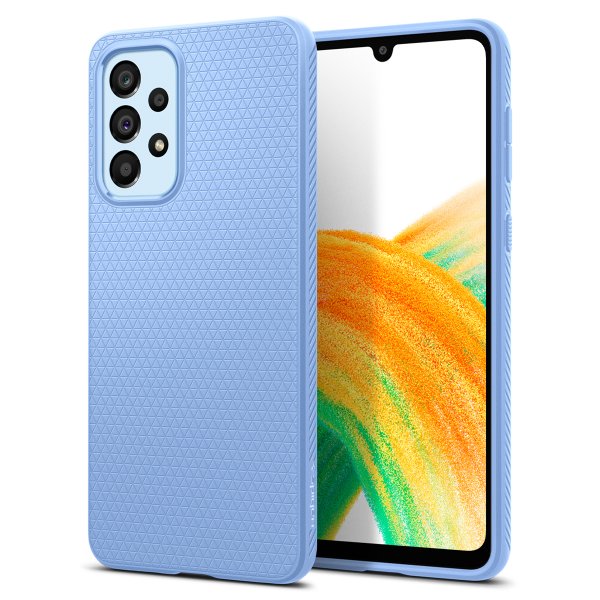 Spigen Samsung Galaxy A33 5G Liquid Air -suojakuori, Cream Blue