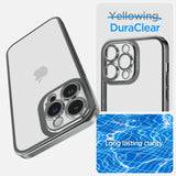 Spigen iPhone 14 Pro Max -suojakuori Optik Crystal Chrome Gray