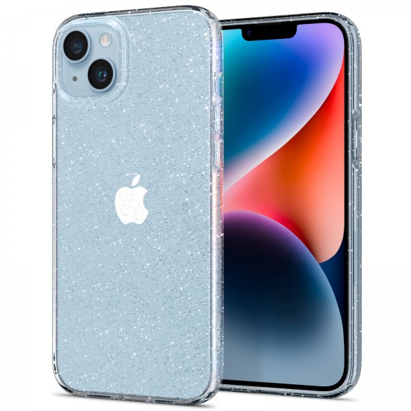 Spigen iPhone 14 Plus kuori Liquid Crystal Glitter Crystal Quartz