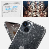 Spigen iPhone 14 Plus kuori Liquid Crystal Glitter Crystal Quartz