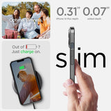 Spigen iPhone 14 Plus -suojakuori Optik Crystal Chrome Gray