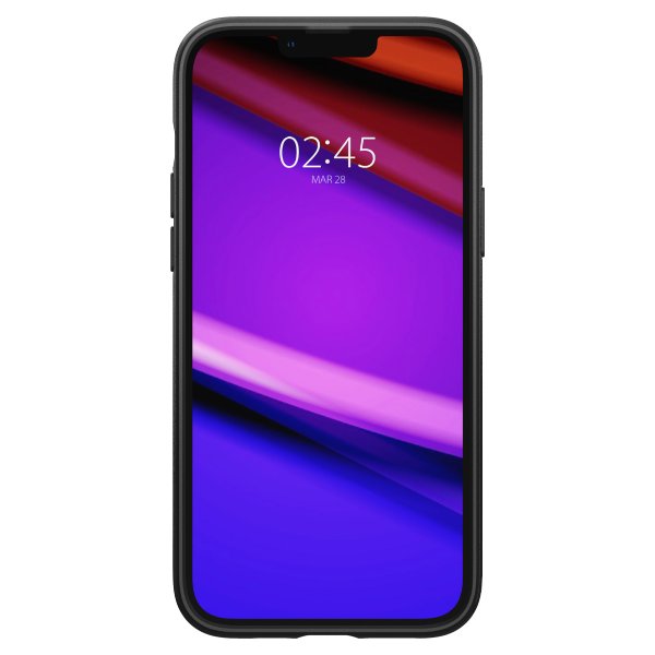 Spigen iPhone 14 Plus -suojakuori Mag Armor MagFit Matta Musta