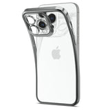 Spigen iPhone 14 Pro -suojakuori Optik Crystal Chrome Gray