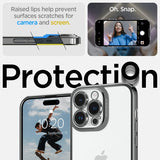 Spigen iPhone 14 Pro -suojakuori Optik Crystal Chrome Gray