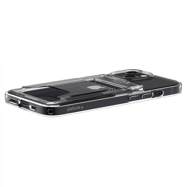 Spigen iPhone 14 Plus -suojakuori Crystal Slot Dual Crystal Clear