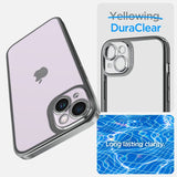 Spigen iPhone 14 -suojakuori Optik Crystal Chrome Gray