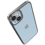 Spigen iPhone 14 -suojakuori Optik Crystal Chrome Gray
