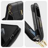 Spigen Samsung Galaxy Z Flip 4 -kuori Linear Calin, musta