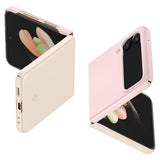 Spigen Samsung Galaxy Z Flip 4 AirSkin -suojakuori, Cotton Pink