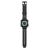 Spigen Apple Watch Ultra -suojakuori ja -ranneke, Rugged Armor Pro, musta