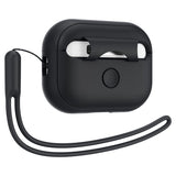 Spigen AirPods Pro 2 -kuori, Silicone Fit, musta