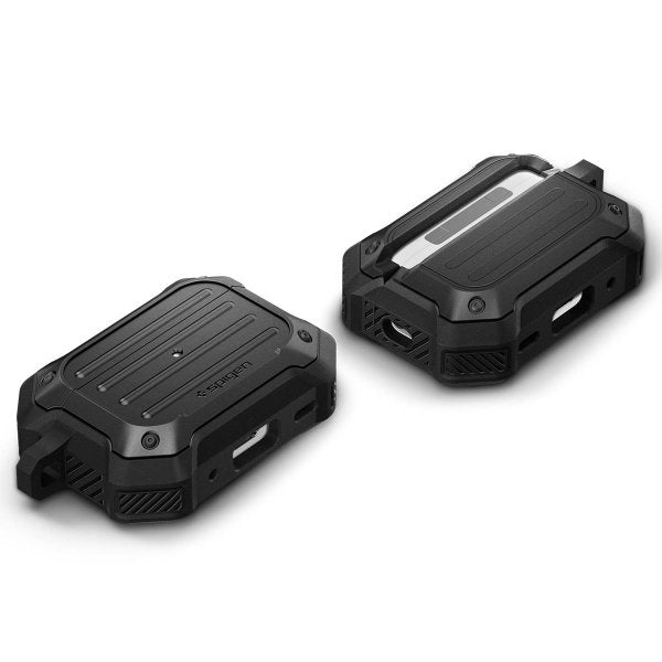 Spigen AirPods Pro 2 Tough Armor MagSafe -kuori, musta