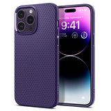 Spigen iPhone 14 Pro Max Suojakuori Liquid Air Deep Purple