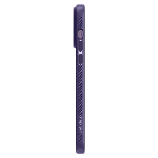 Spigen iPhone 14 Pro Max Suojakuori Liquid Air Deep Purple