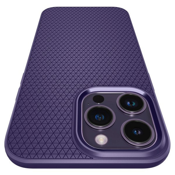 Spigen iPhone 14 Pro Max Suojakuori Liquid Air Deep Purple