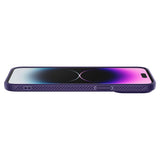 Spigen iPhone 14 Pro Max Suojakuori Liquid Air Deep Purple