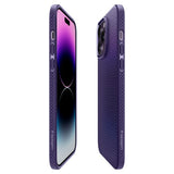 Spigen iPhone 14 Pro Max Suojakuori Liquid Air Deep Purple