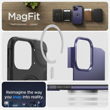 Spigen iPhone 14 Pro Max -suojakuori Tough Armor MagFit Deep Purple