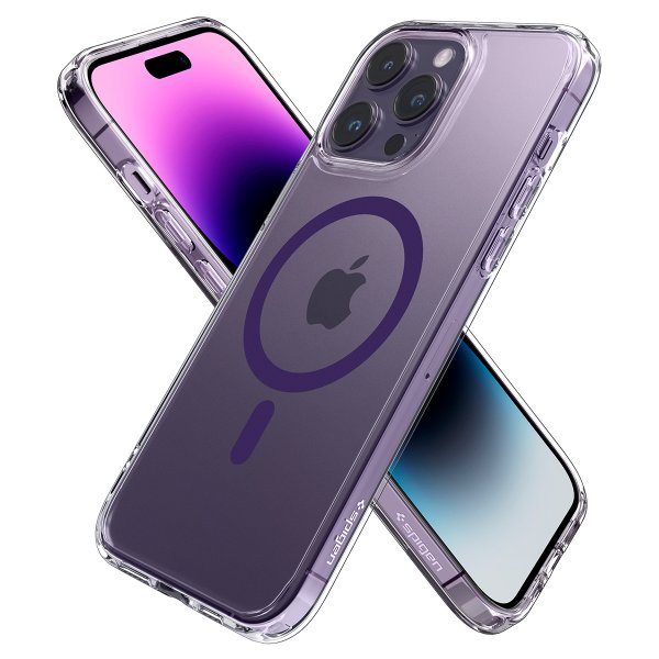 Spigen iPhone 14 Pro Max -suojakuori Ultra Hybrid MagFit Deep Purple