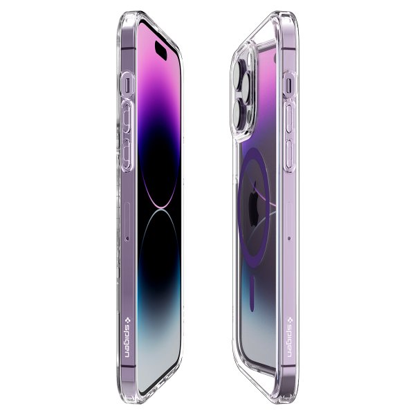 Spigen iPhone 14 Pro Max -suojakuori Ultra Hybrid MagFit Deep Purple