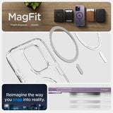Spigen iPhone 14 Pro Max -suojakuori Ultra Hybrid MagFit Deep Purple