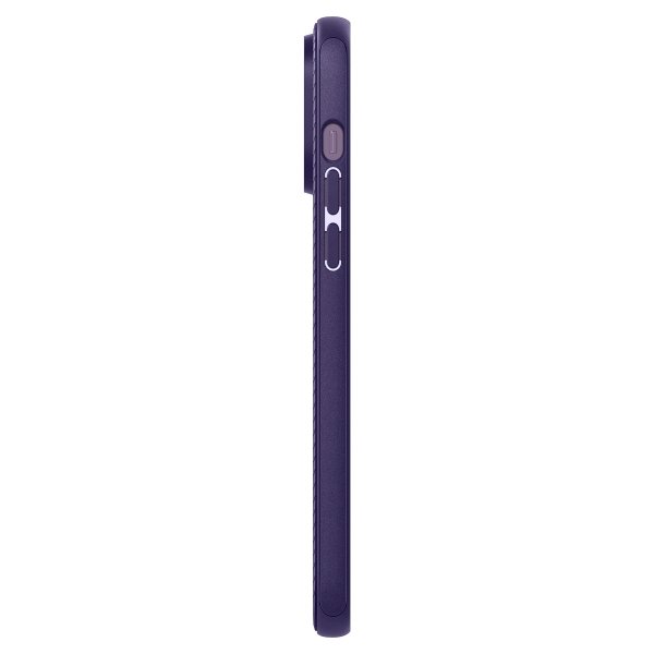 Spigen iPhone 14 Pro Max -kuori Mag Armor MagFit Deep Purple