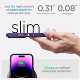 Spigen iPhone 14 Pro Max -kuori Mag Armor MagFit Deep Purple