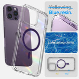 Spigen iPhone 14 Pro -suojakuori Ultra Hybrid MagFit Deep Purple