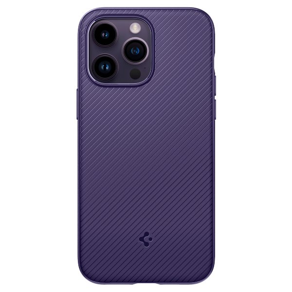 Spigen iPhone 14 Pro -suojakuori Mag Armor MagFit Deep Purple