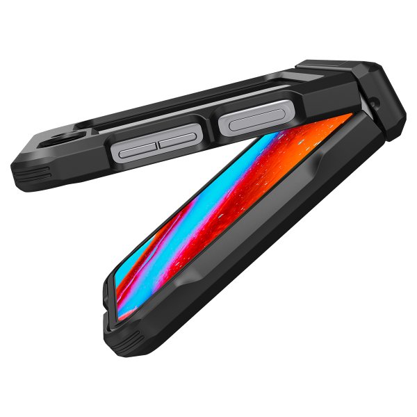 Spigen Samsung Galaxy Z Flip 5 Tough Armor Pro -suojakuori, musta