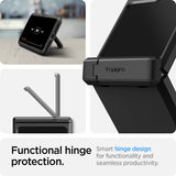 Spigen Samsung Galaxy Z Flip 5 Tough Armor Pro -suojakuori, musta