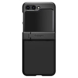 Spigen Samsung Galaxy Z Flip 5 Tough Armor Pro -suojakuori, musta