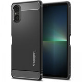 Spigen Sony Xperia 5 V -suojakotelo Rugged Armor Matte Black