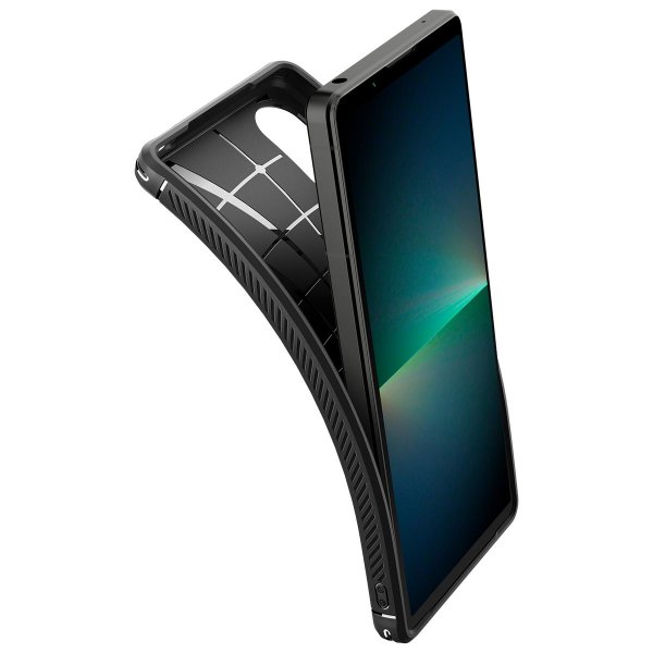 Spigen Sony Xperia 5 V -suojakotelo Rugged Armor Matte Black