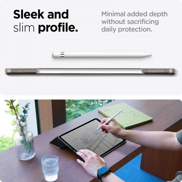 Spigen iPad Pro 13 (M4/M5) -suojakotelo Smart Fold, musta