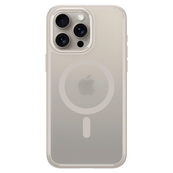 Spigen iPhone 15 Pro Max Kuori Ultra Hybrid MagFit Frost Natural Titanium