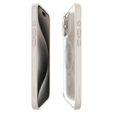Spigen iPhone 15 Pro Max Kuori Ultra Hybrid MagFit Frost Natural Titanium