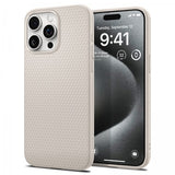 Spigen iPhone 15 Pro Max Kuori Liquid Air Natural Titanium