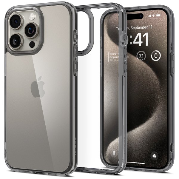 Spigen iPhone 15 Pro Ultra Hybrid Space Crystal -suojakuori