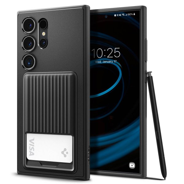 Spigen Samsung Galaxy S24 Ultra Kuori Liquid Slot Mattamusta
