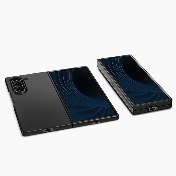Spigen Samsung Galaxy Z Fold 6 -suojakuori, Air Skin, musta