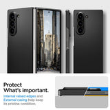 Spigen Samsung Galaxy Z Fold 6 -suojakuori, Air Skin, musta