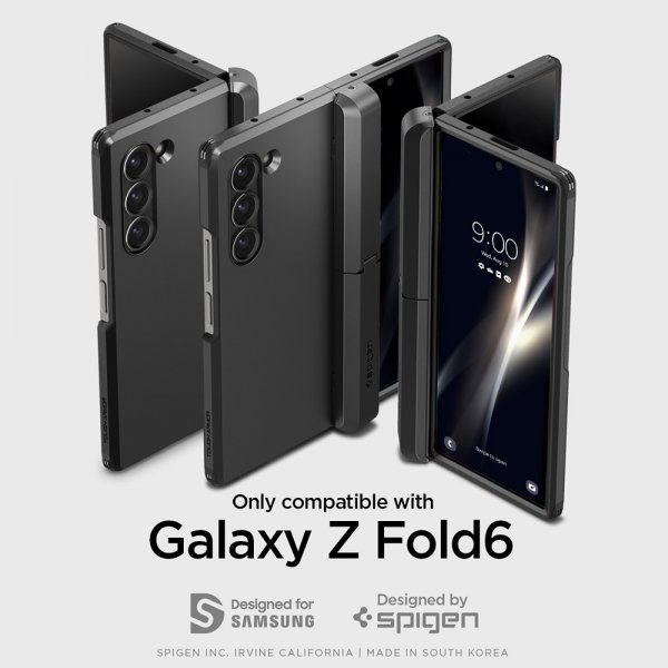 Spigen Samsung Galaxy Z Fold 6 Tough Armor Pro P Musta kuori