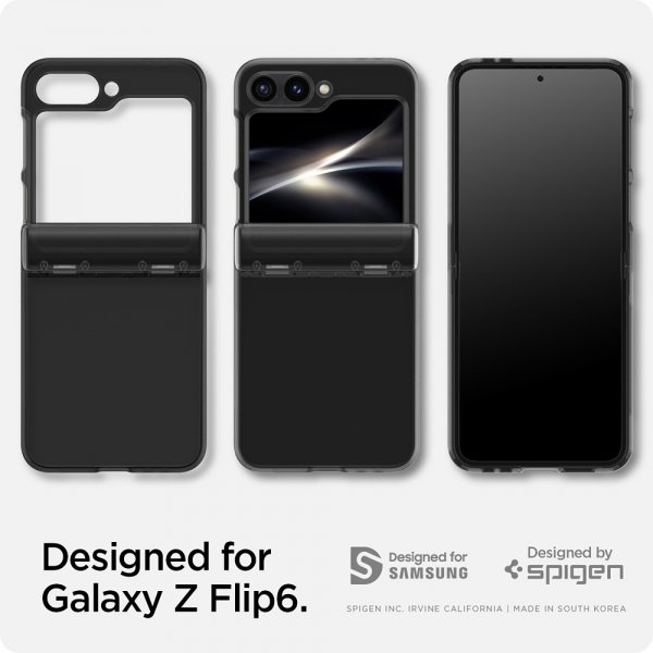 Spigen Samsung Galaxy Z Flip 6/Flip 7 FE Suojakuori Ultra Hybrid Pro Frost Gray