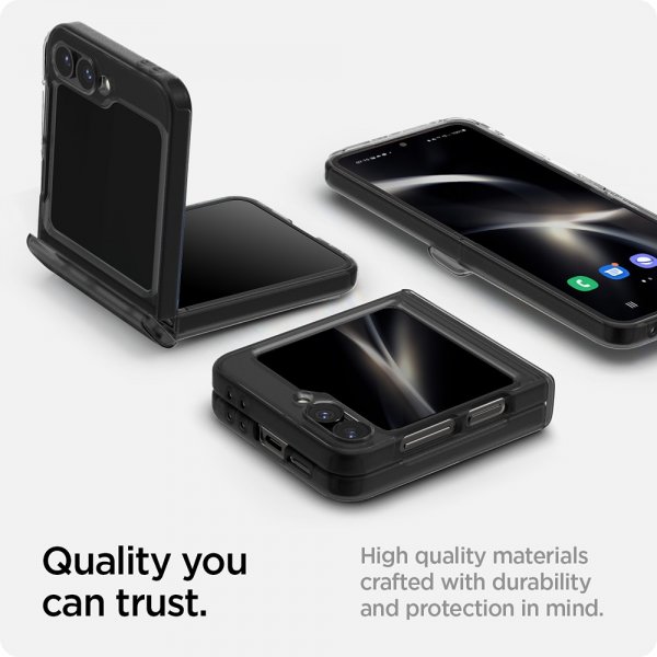 Spigen Samsung Galaxy Z Flip 6/Flip 7 FE Suojakuori Ultra Hybrid Pro Frost Gray